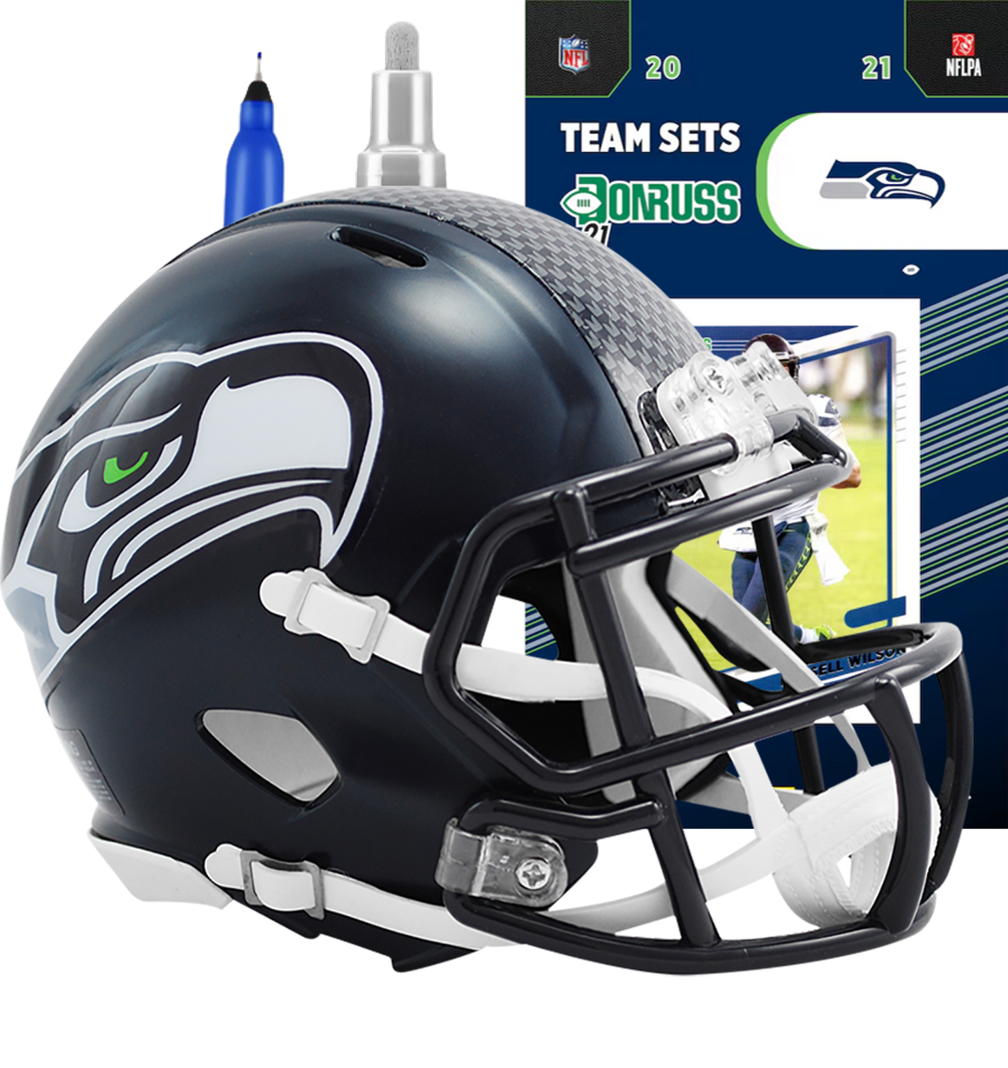 SEATTLE SEAHAWKS Riddell Speed Mini Helmet (Autograph Kit)