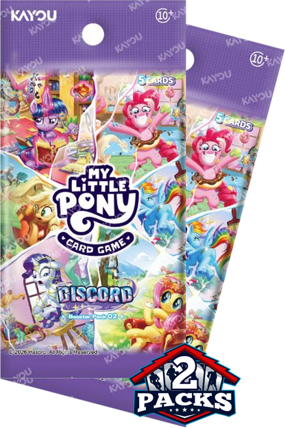 My Little Pony TCG: Series 2 DISCORD Booster 2pk (5 Cards)