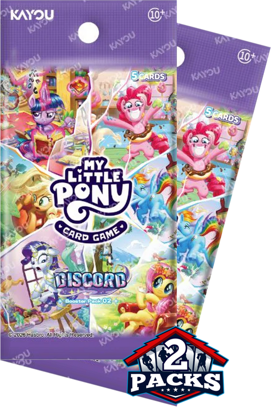 My Little Pony TCG: Series 2 DISCORD Booster 2pk (5 Cards)