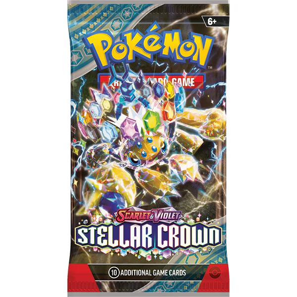 Pokemon Scarlet & Violet: Steller Crown Booster Bundle (6 Packs)