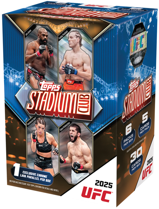 2025 Topps Stadium Club UFC Value Box (6 Packs)