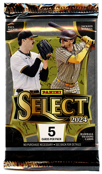 2024 Panini Select Baseball Hobby Pack (5 Cards)