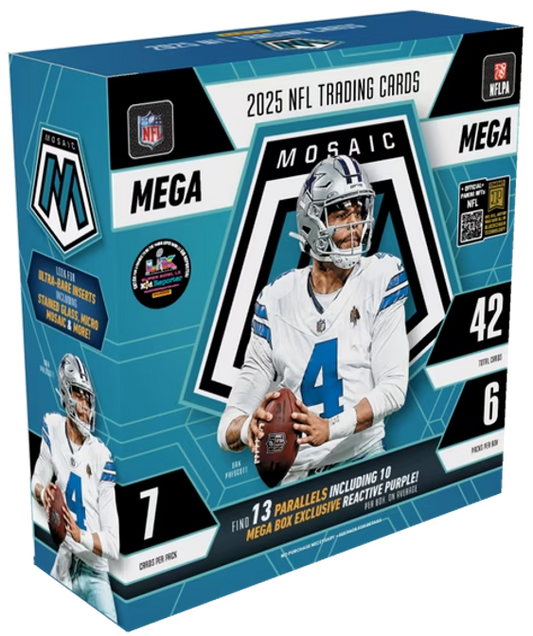 2025 Panini Mosaic Football Mega Box (6 Packs)
