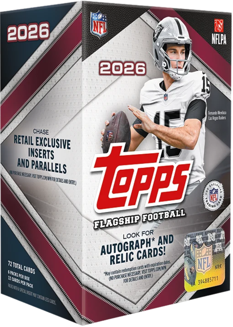 2026 Topps Flagship Football Value Box (6 Packs)