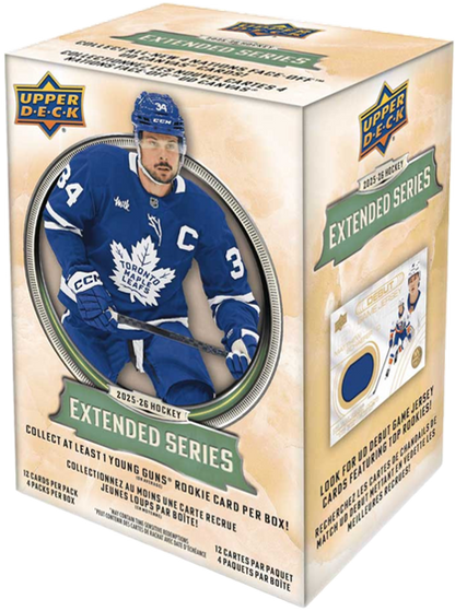 2025-26 Upper Deck Extended Series Hockey Blaster Box (4 Packs)
