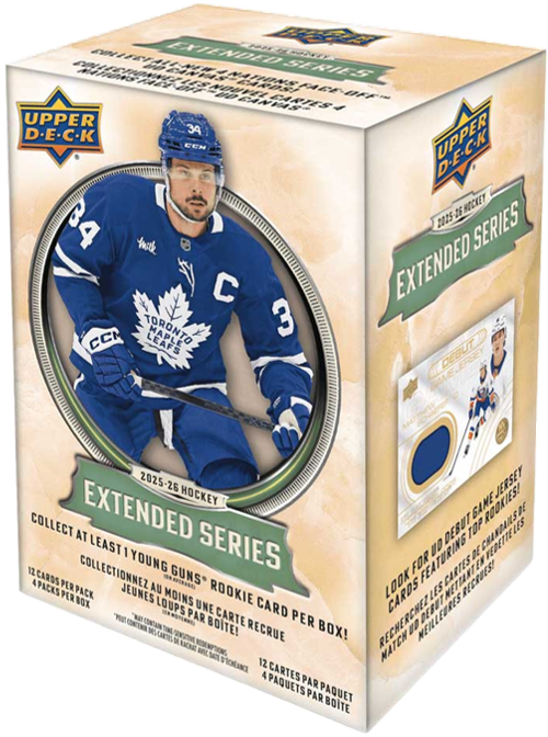 2025-26 Upper Deck Extended Series Hockey Blaster Box (4 Packs)