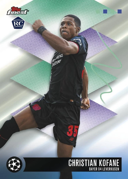 2025-26 Topps Finest UEFA Champions League Socer Hobby Pack (10 Cards)
