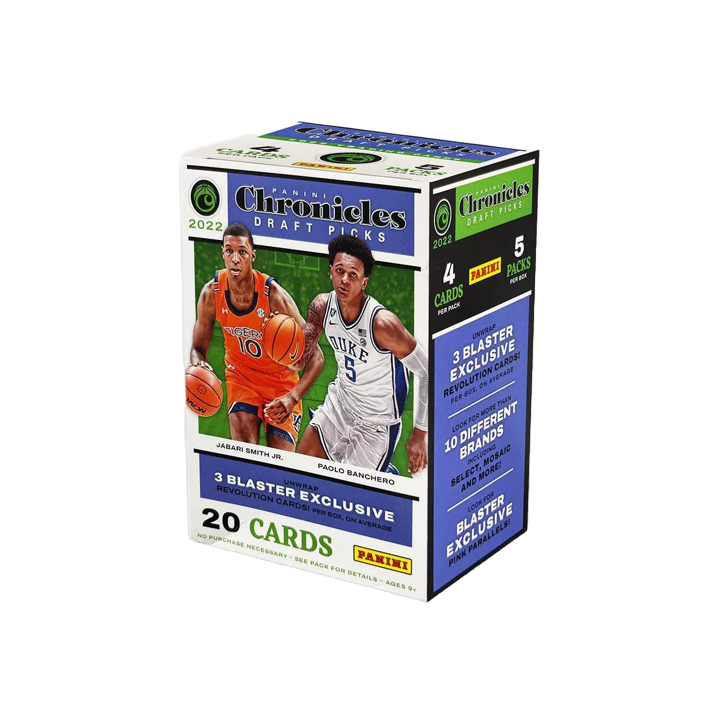 2022-23 Panini Chronicles Draft Picks Basketball Blaster Box (5 Packs)