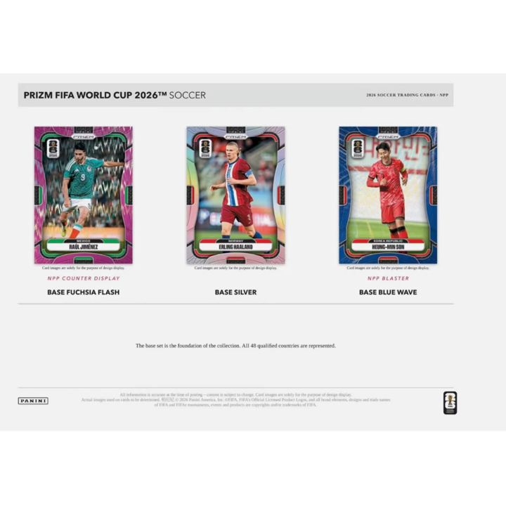 2026 Panini Prizm World Cup Soccer Blaster Pack (4 Cards)