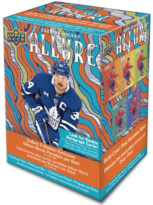 2025-26 Upper Deck Allure Hockey Blaster Box (4 Packs)