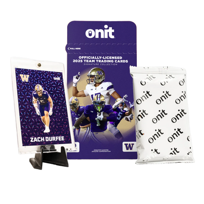 2025 ONIT University of Washington Platinum Football Pack (10 Cards)