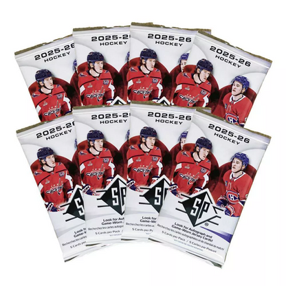 2025-26 Upper Deck SP Hockey Blaster Box (8 Packs)