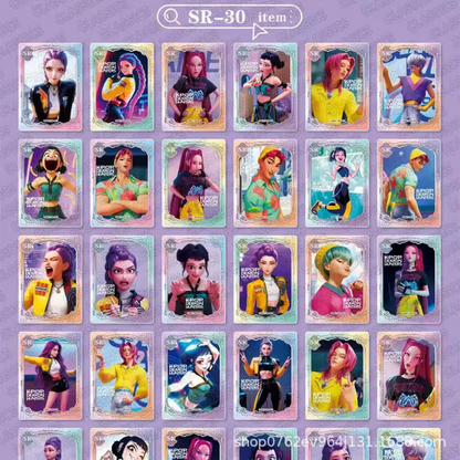 K-Pop Demon Hunters Exquisite Collection Cards Pack (5 Cards)