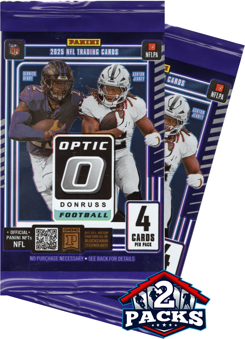2025 Panini Optic Football Retail 2pk (4 Cards Each)