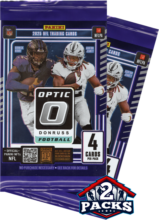2025 Panini Optic Football Retail 2pk (4 Cards Each)
