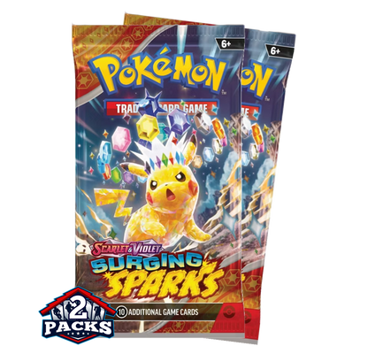 Pokemon Scarlet & Violet: Surging Sparks Booster 2PK (10 Cards each)