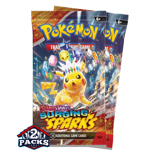 Pokemon Scarlet & Violet: Surging Sparks Booster 2PK (10 Cards each)