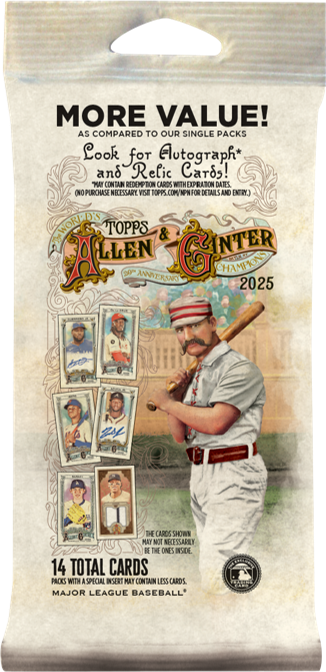 2025 Topps Allen & Ginter Baseball Value Pack (14 Cards)