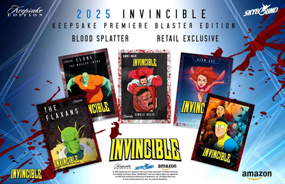 2025 Invincible Season 1 Keepsake Premiere Blaster Box (8 Packs)