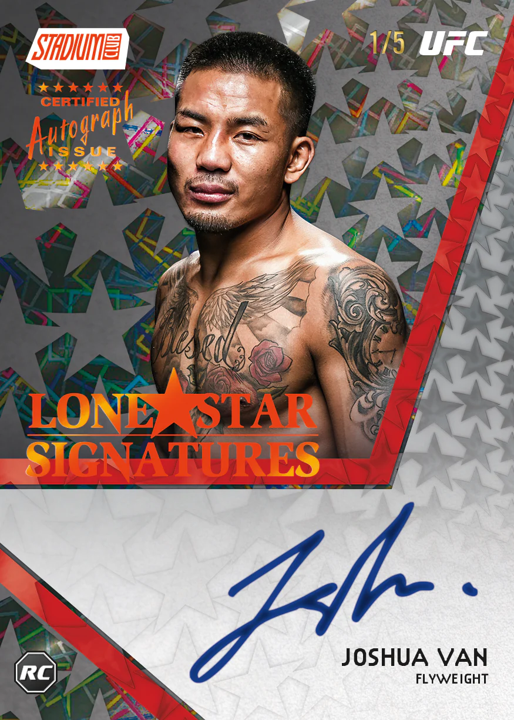 2025 Topps Stadium Club UFC Blaster Pack (5 Cards)