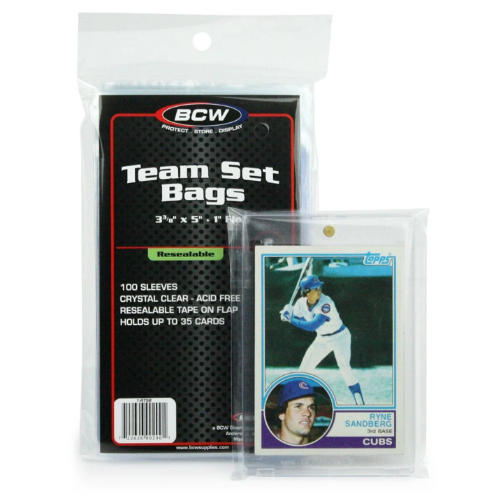 BCW Resealable Team Set Bags (100pk)