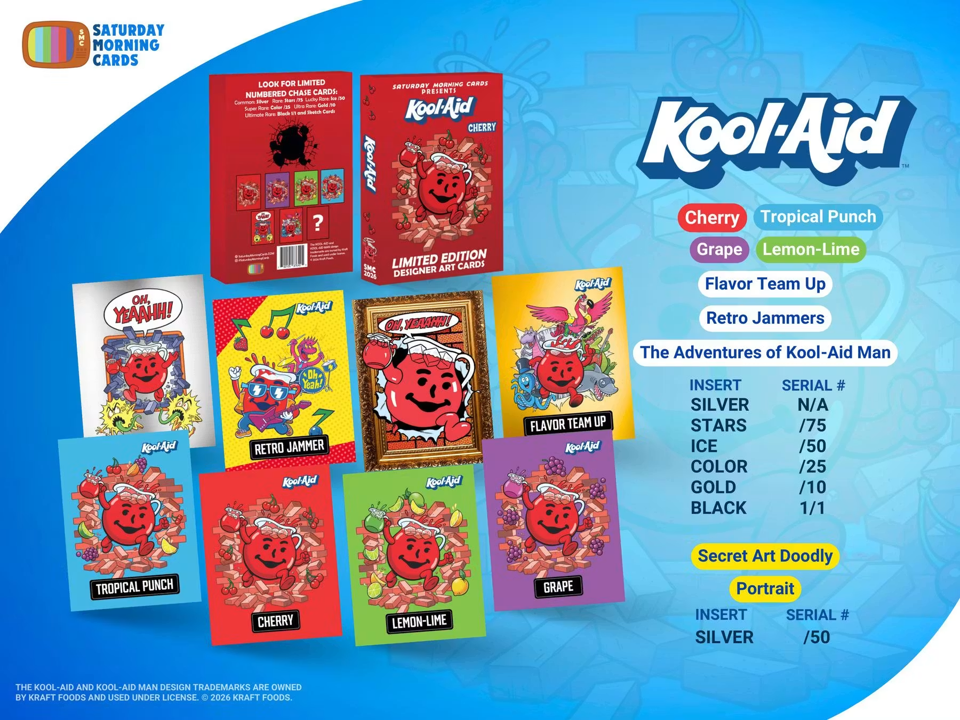 Saturday Morning Cards: Kool-Aid Hobby Box (1 Encased Card)