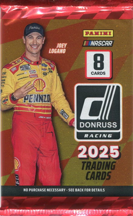 2025 Panini Donruss Racing Hobby Pack (8 Cards)