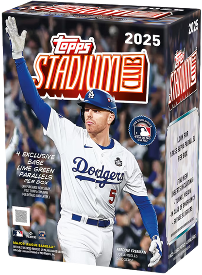 2025 Topps Stadium Club Baseball Value Box (8 Packs)