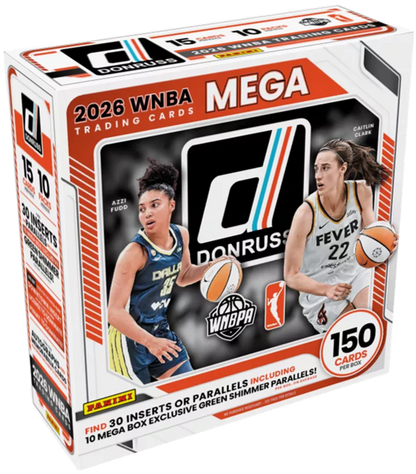 2026 Panini Donruss WNBA Basketball Mega Box (10 Packs)