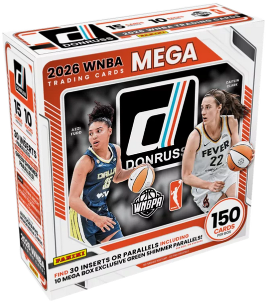 2026 Panini Donruss WNBA Basketball Mega Box (10 Packs)