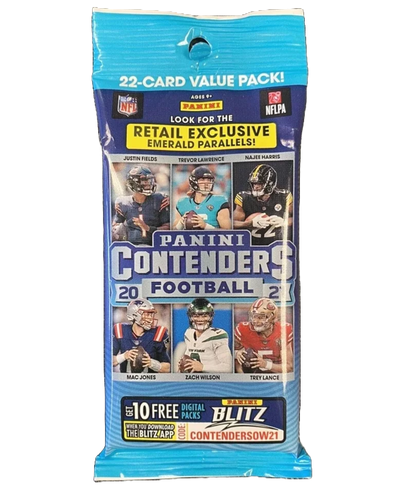 2021 Panini Contenders Football Value Pack (22 Cards)