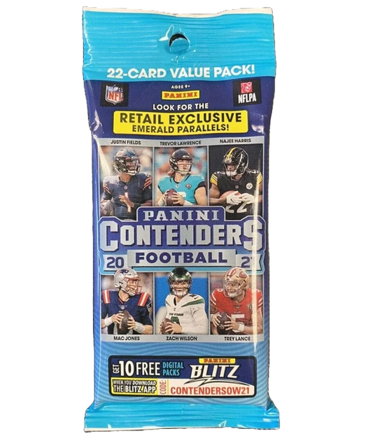 2021 Panini Contenders Football Value Pack (22 Cards)