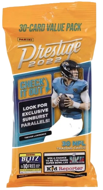 2022 Panini Prestige Football Value Pack (30 Cards)