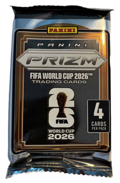 2026 Panini Prizm World Cup Soccer Blaster Pack (4 Cards)