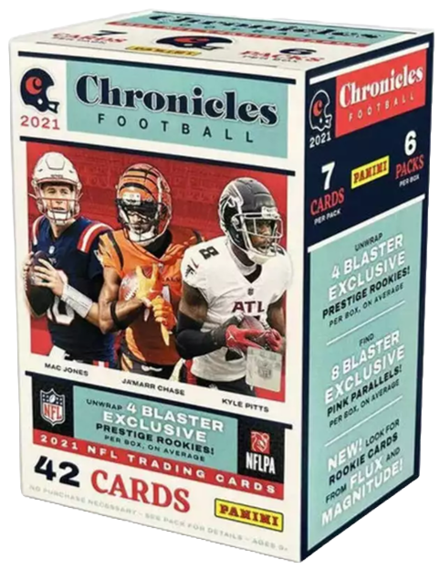 2021 Panini Chronicles Football Blaster Box (6 Packs)