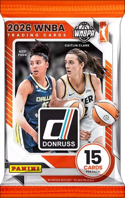 2026 Panini Donruss WNBA Basketball Mega Box (10 Packs)