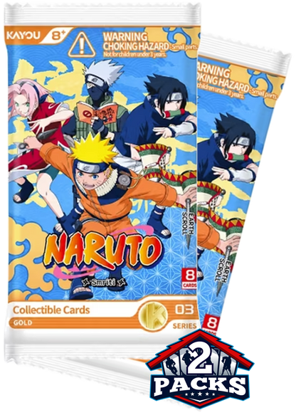 Naruto: Earth Scroll Series 3 Trading Card 2pk (8 Cards)