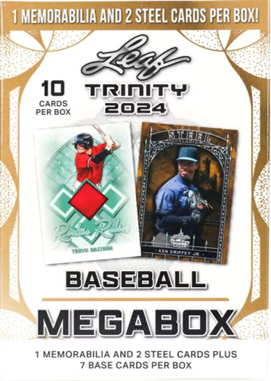 2024 Leaf Trinity Baseball Mega Box (10 Cards)