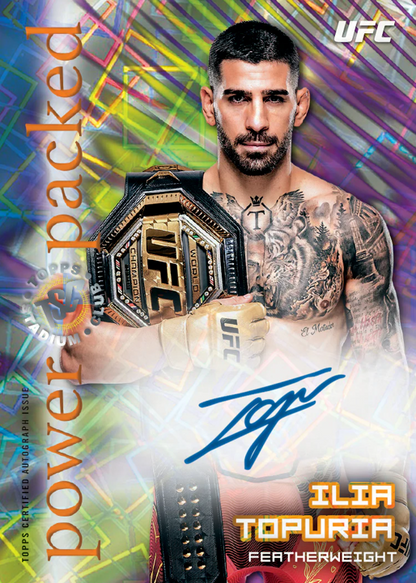 2025 Topps Stadium Club UFC Blaster Pack (5 Cards)