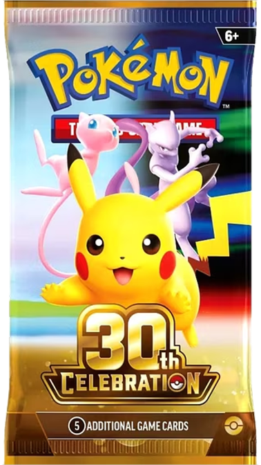 Pokemon: 30th Celebration English Booster Pack (5 Cards)
