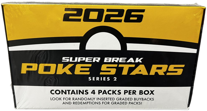 2026 Super Break PokeStars Series 2 Box (4 Packs)