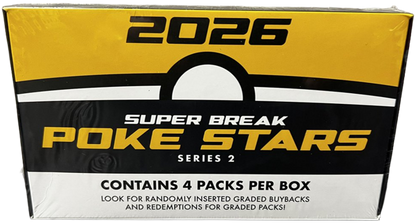 2026 Super Break PokeStars Series 2 Box (4 Packs)
