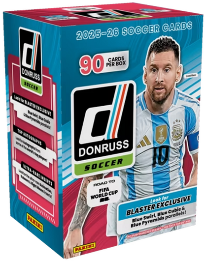 2026 Panini Donruss Road to the World Cup Soccer Blaster Box (6 Packs)