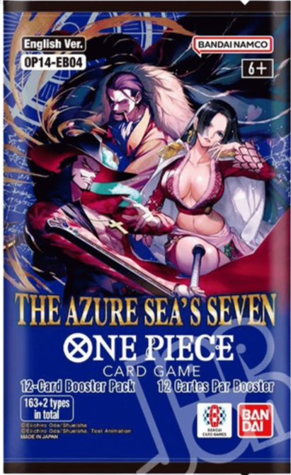 One Piece OP14: Azure Sea's Seven English Booster Pack (12 Cards)