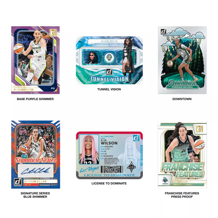 2026 Panini Donruss WNBA Basketball Mega Box (10 Packs)