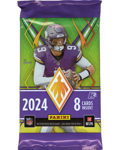 2024 Panini Phoenix H2 Football Hobby Pack (8 Cards)