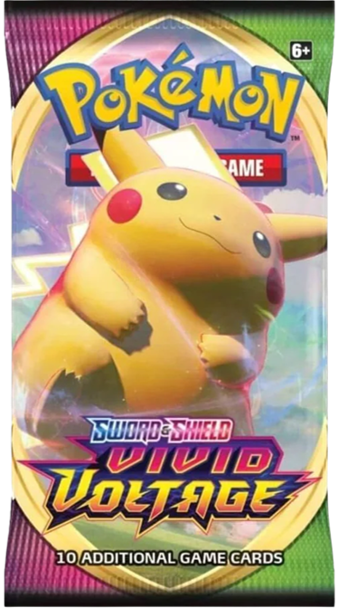 Pokemon: Sword & Shield VIVID VOLTAGE English Booster Pack (10 Cards)