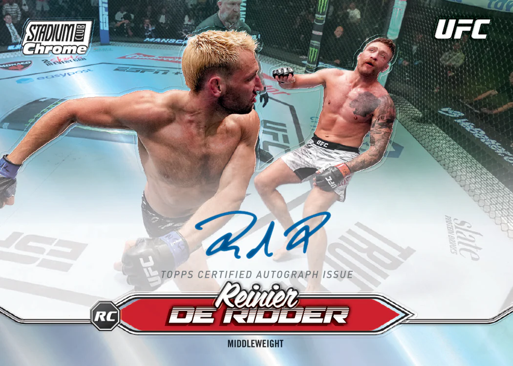 2025 Topps Stadium Club UFC Blaster Pack (5 Cards)