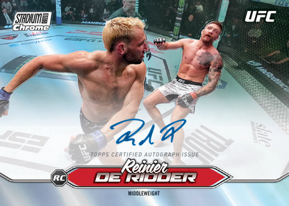 2025 Topps Stadium Club UFC Blaster Pack (5 Cards)