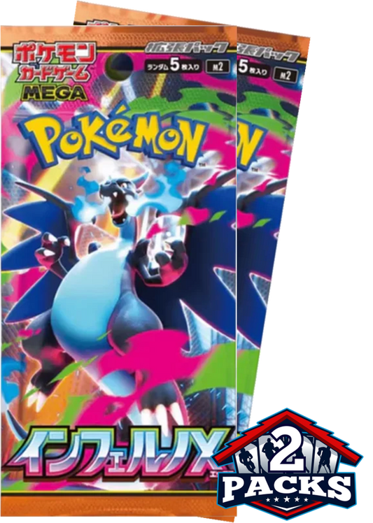 Pokemon TCG: Inferno X (M2) Japanese Booster 2pk (5 Cards each)